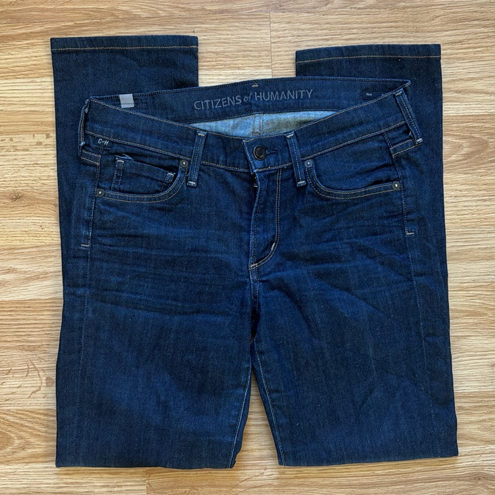 Citizens of Humanity ‘Ava’ low rise, straight leg jeans - size 27